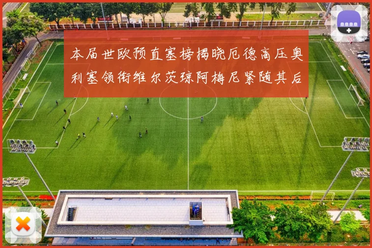 本届世欧预直塞榜揭晓厄德高压奥利塞领衔维尔茨琼阿梅尼紧随其后